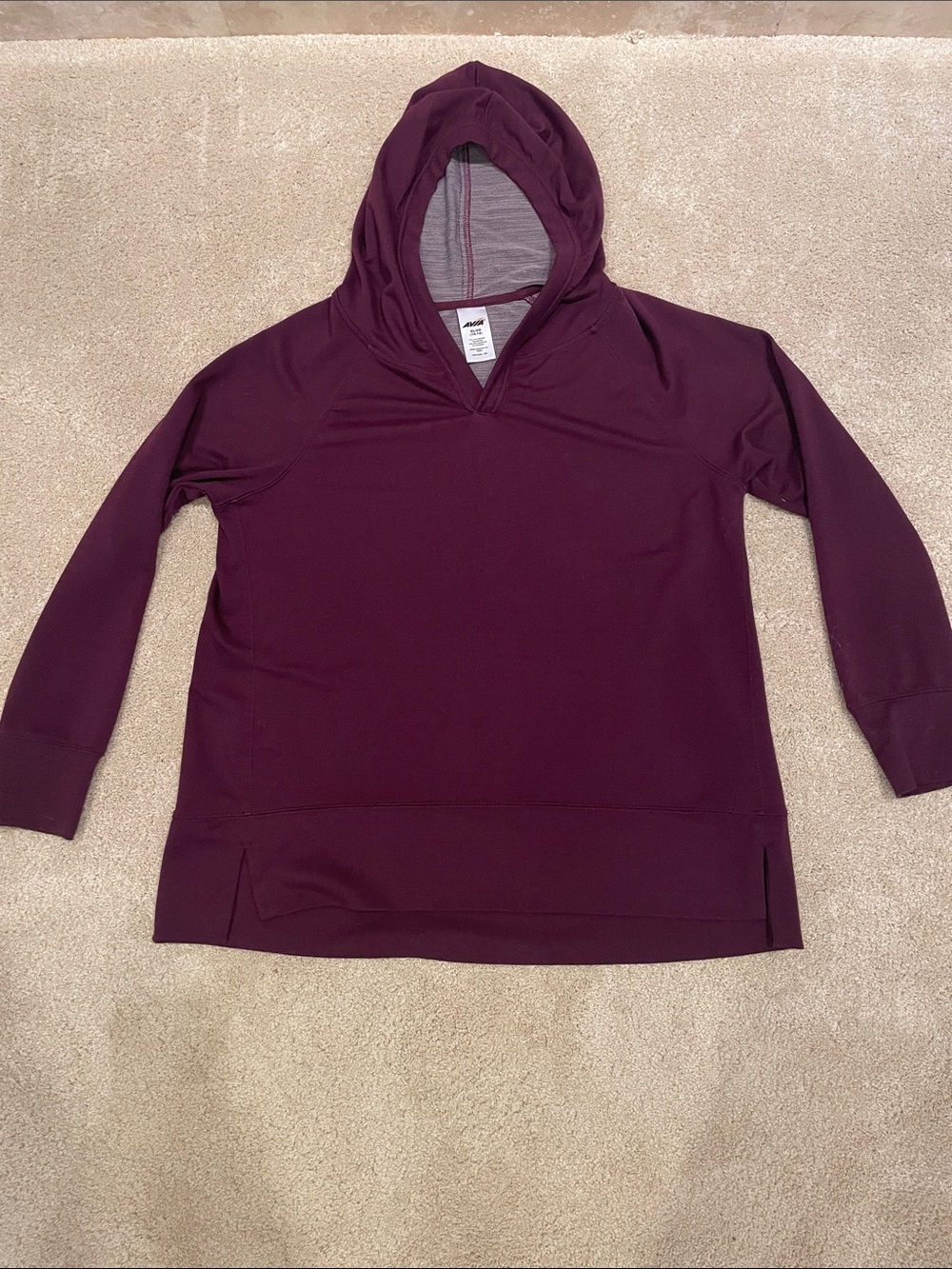Burgundy maroon women’s hoodie size XL